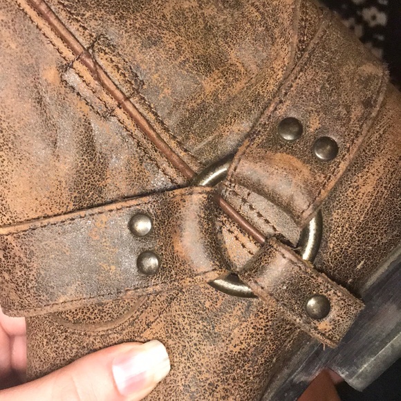 Western style Frye ankle boot - Picture 7 of 8